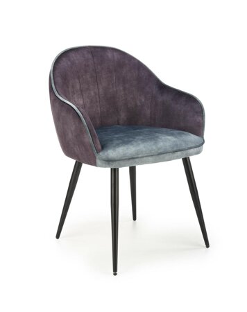 Krzesło Arlette szare/niebieskie