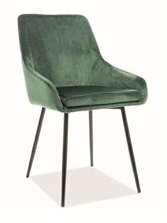 Krzesło Balbi Velvet - zielony