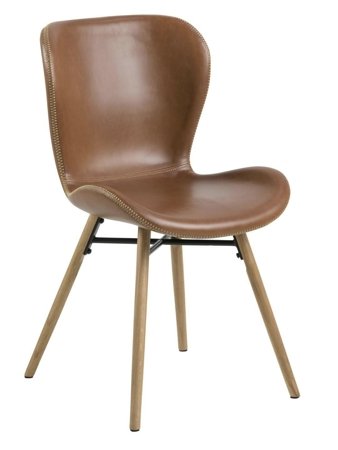 Krzesło Batilda Retro brandy /naturalne