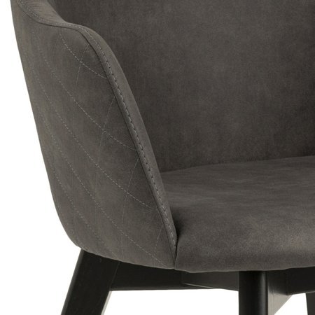 Krzesło Bella Anthracite tapicerowane