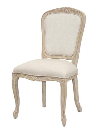 Krzesło Bianca bielone/ beżowe