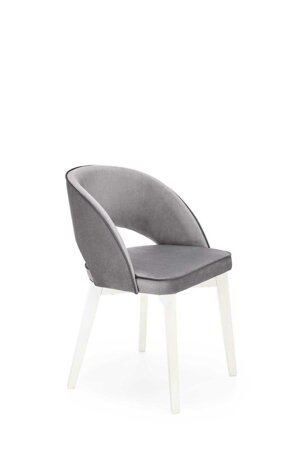 Krzesło Blanche białe/ szare Monolith 85