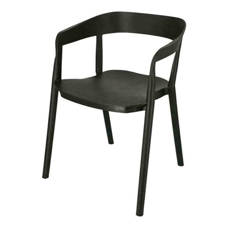Krzesło Bow czarne z tworzywa