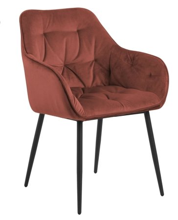 Krzesło Brooke VIC Coral 76AC tapicerowane