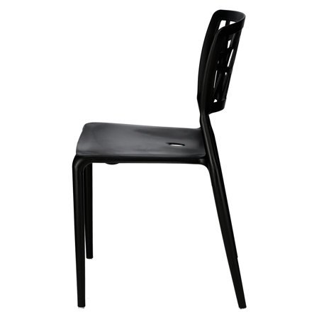 Krzesło Bush inspirowane Viento Chair czarne