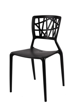 Krzesło Bush inspirowane Viento Chair czarne