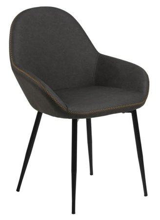 Krzesło Candis Dove Grey PU tapicerowane