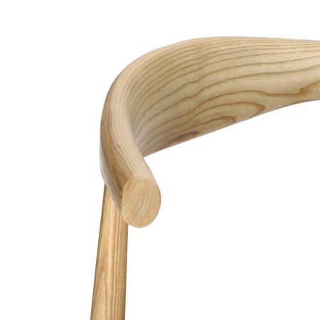 Krzesło Codo inspirowane Elbow Chair naturalny/czarny drewniane
