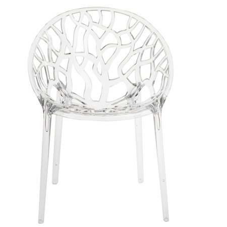 Krzesło Coral transparentne z tworzywa