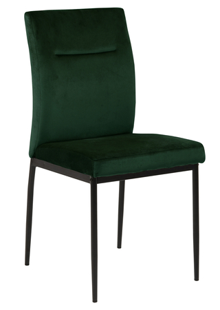 Krzesło Demi dark green tapicerowane