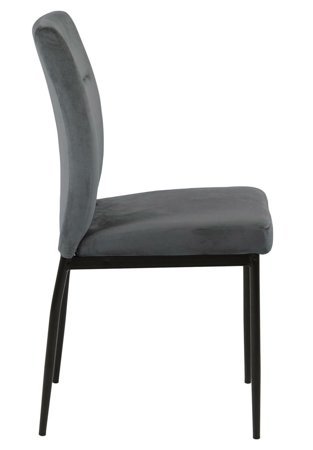 Krzesło Demi dark grey tapicerowane
