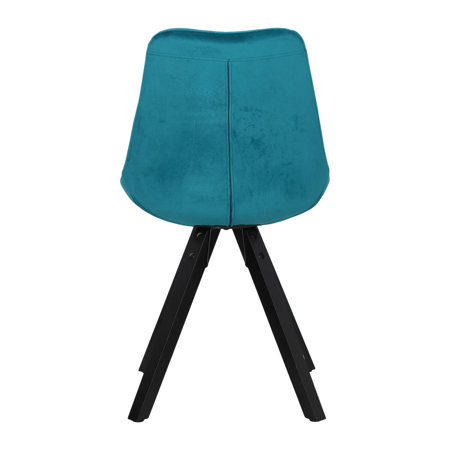 Krzesło Dima VIC bottle green /black welwetowe
