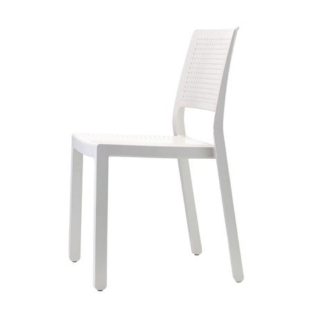 Krzesło Emi białe z tworzywa