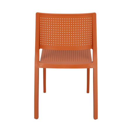 Krzesło Emi terracotta z tworzywa