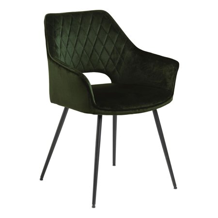 Krzesło Felina oliwkowe tapicerowane