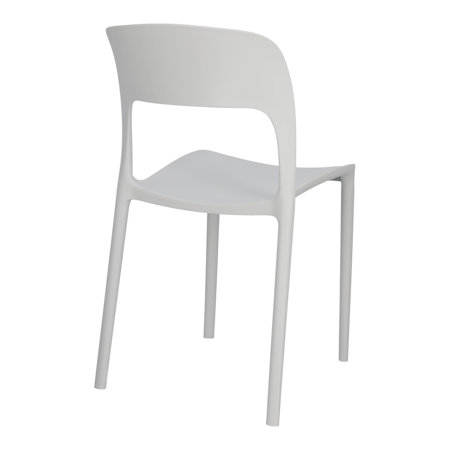 Krzesło Flexi szare z tworzywa