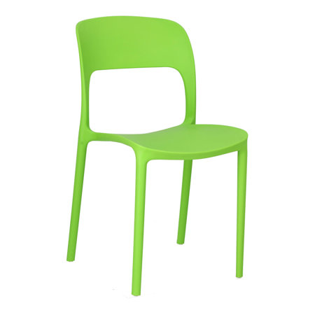 Krzesło Flexi zielone z tworzywa