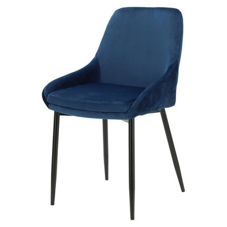 Krzesło Floyd Velvet niebieskie tapicerowane