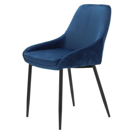 Krzesło Floyd Velvet niebieskie tapicerowane