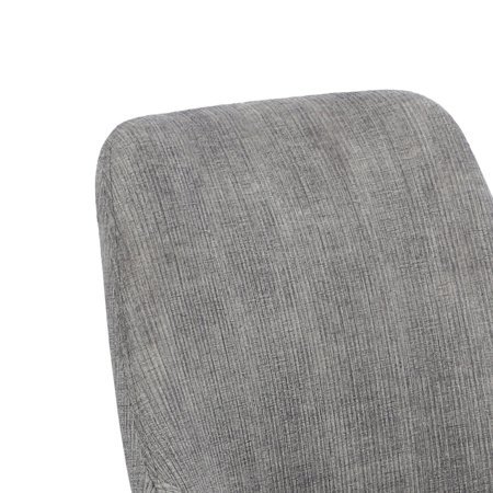 Krzesło Floyd sztruks szary tapicerowane