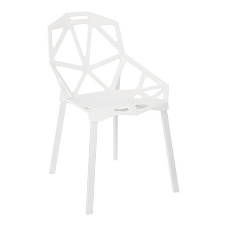 Krzesło Gap PP białe Simplet z tworzywa