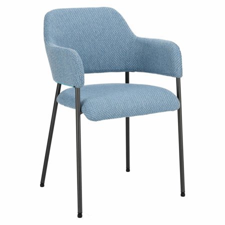 Krzesło Gato niebieskie tapicerowane