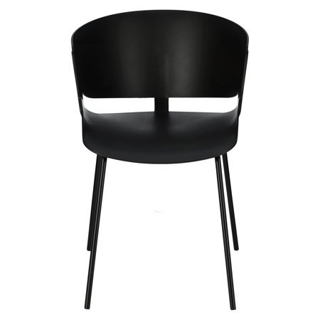 Krzesło Gondia czarne z tworzywa