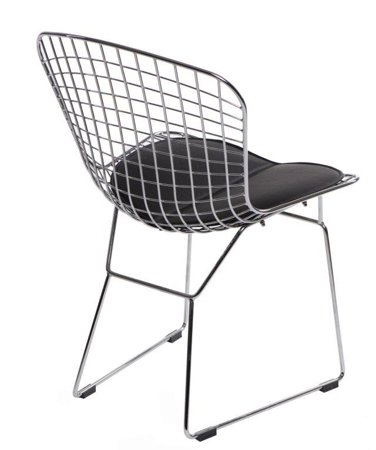 Krzesło Harry inspirowane Diamond Chair metaliczny/czarny metalowe