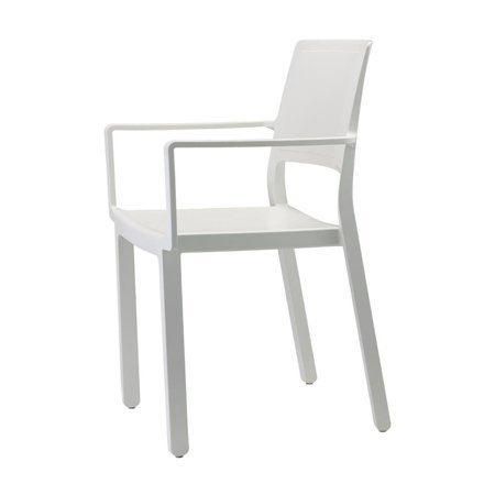 Krzesło Kate Arm białe z tworzywa