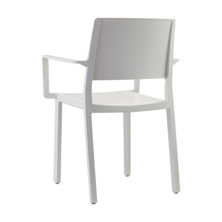 Krzesło Kate Arm szare z tworzywa