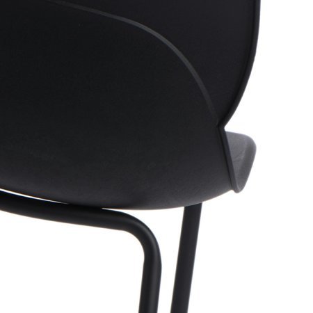 Krzesło Layer 4 czarne nowoczesne