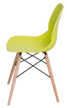 Krzesło Layer DSW limonkowe Outlet
