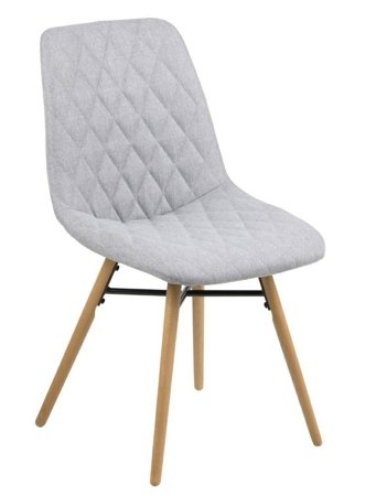 Krzesło Lif Light grey tapicerowane