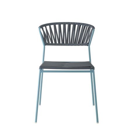 Krzesło Lisa Club niebiesko-grafitowe