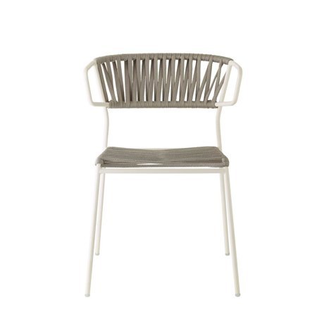 Krzesło Lisa Filo Arm białe