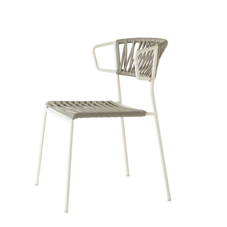 Krzesło Lisa Filo Arm białe