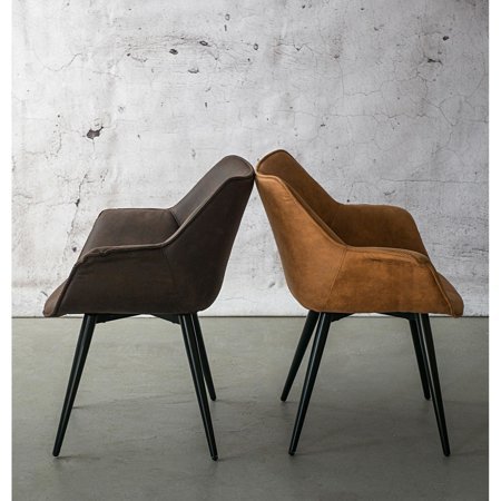 Krzesło Lord brązowy ciemny tapicerowane