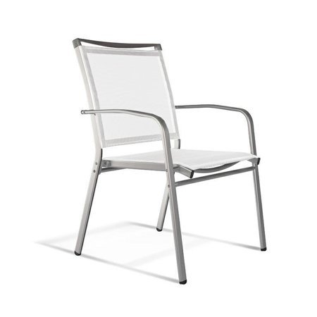 Krzesło Lucca 02 białe/ chrom