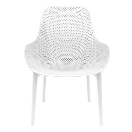 Krzesło Malibu białe z tworzywa