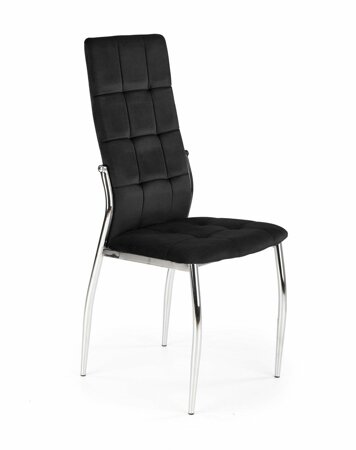 Krzesło Melani czarne velvet