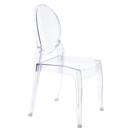 Krzesło Mia Elizabeth transparentne z tworzywa