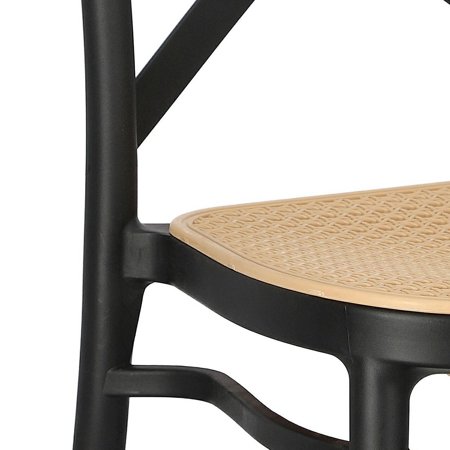 Krzesło Moreno czarne Outlet