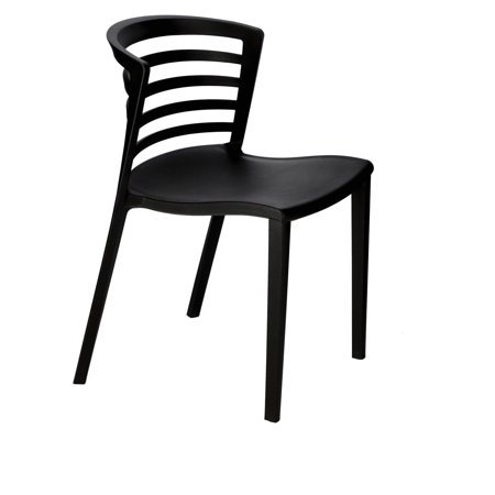 Krzesło Muna czarne z tworzywa