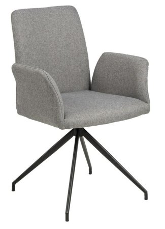 Krzesło Naya dark grey tapicerowane