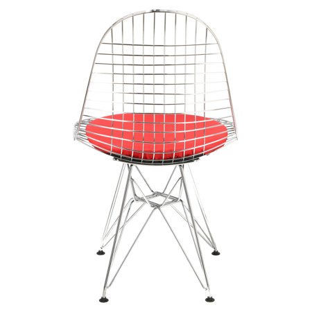 Krzesło Net czerwona pojedyncza poduszka