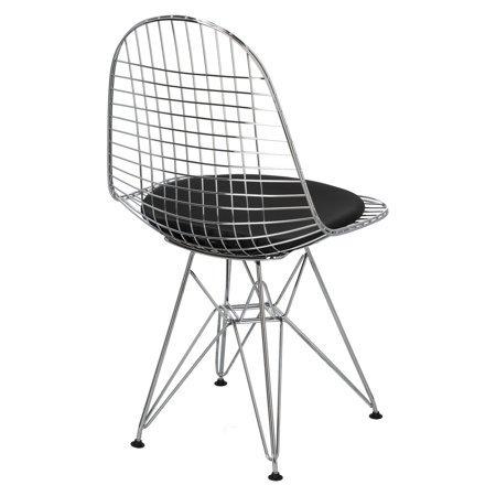 Krzesło Net inspirowane Wire Chair czarne