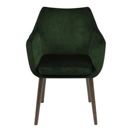Krzesło Nora VIC Forest Green tapicerowane