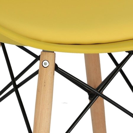 Krzesło Norden DSW PP żółte 1610