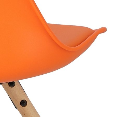 Krzesło Norden Star PP pomarańczowe 1614