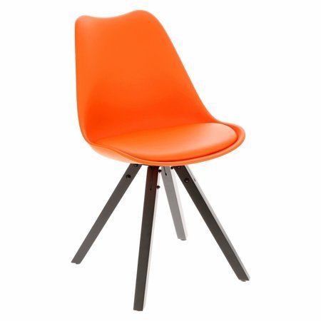 Krzesło Norden Star Square PP pomarańczowy/czarny